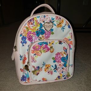 Betsey Johnson floral backpack